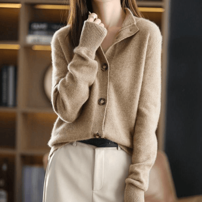 Bella|Luxurious Cashmere Knit Cardigan