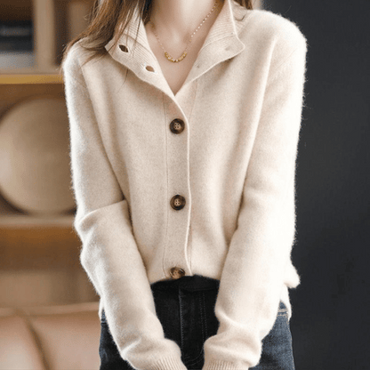 Bella|Luxurious Cashmere Knit Cardigan