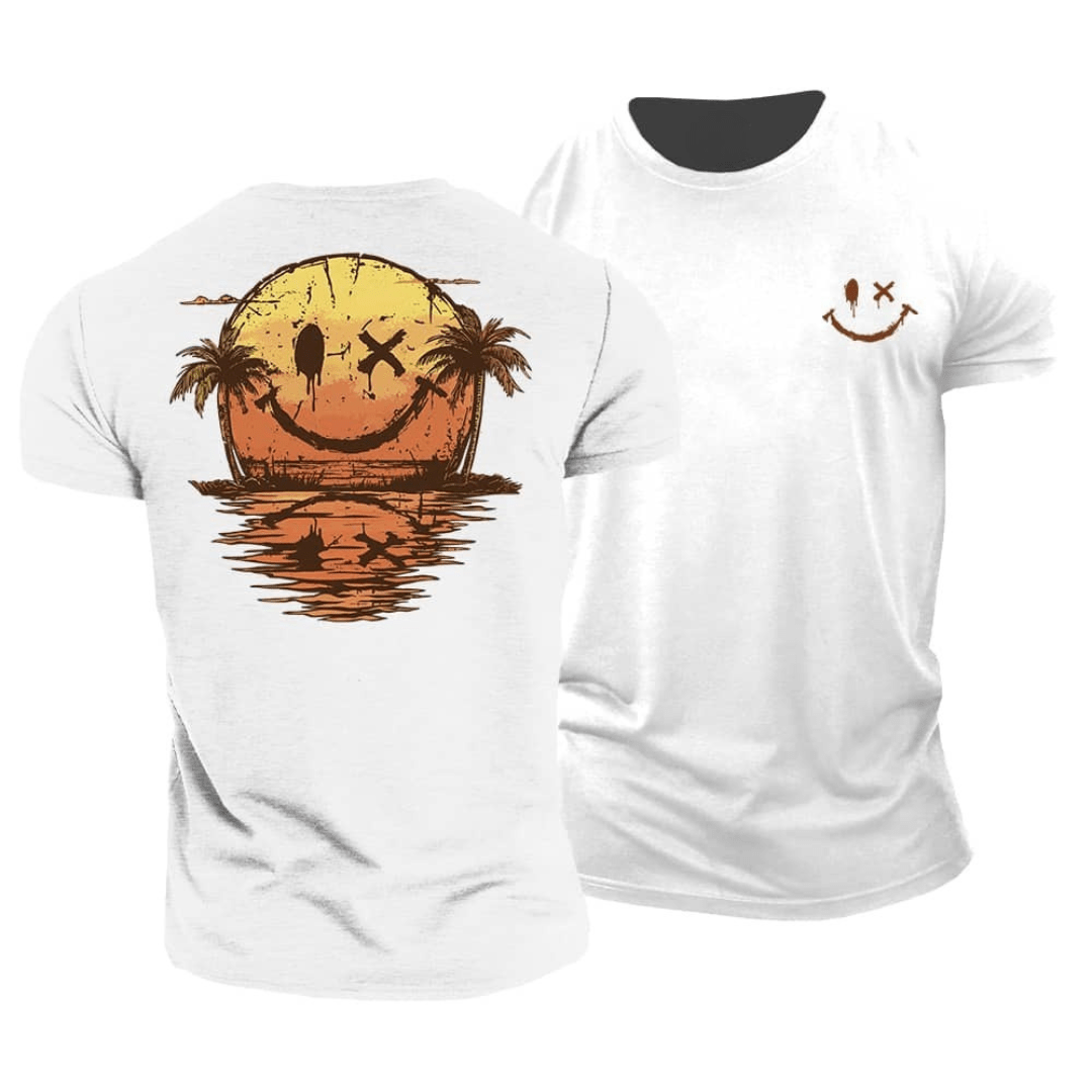 Ryan™|Cotton Summer Smiley T-Shirt