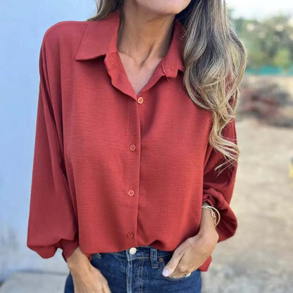 Evie™|Elegant Button up blouse