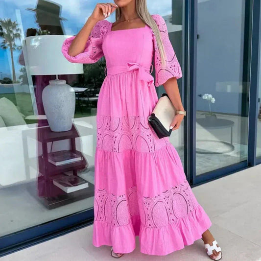 Emily™|Lace Midi Dress