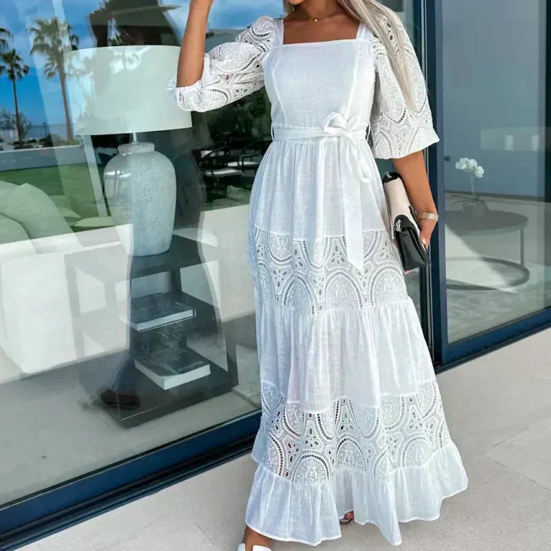 Emily™|Lace Midi Dress